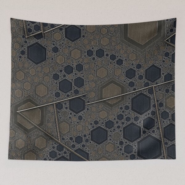Item preview, Fractal Hexa Grid designed and sold by Kaleidoscope Print.