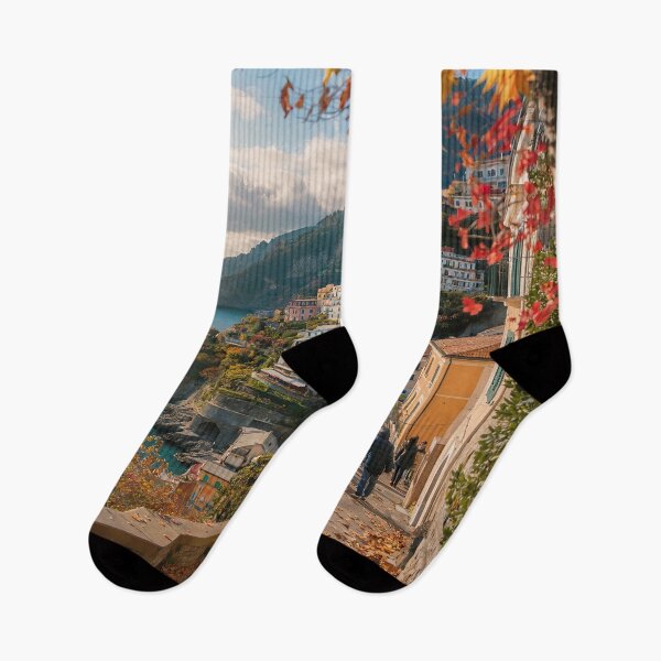 Item preview, Amalfi Coast in Italy during the vibrant autumn season designed and sold by Tamas Das.
