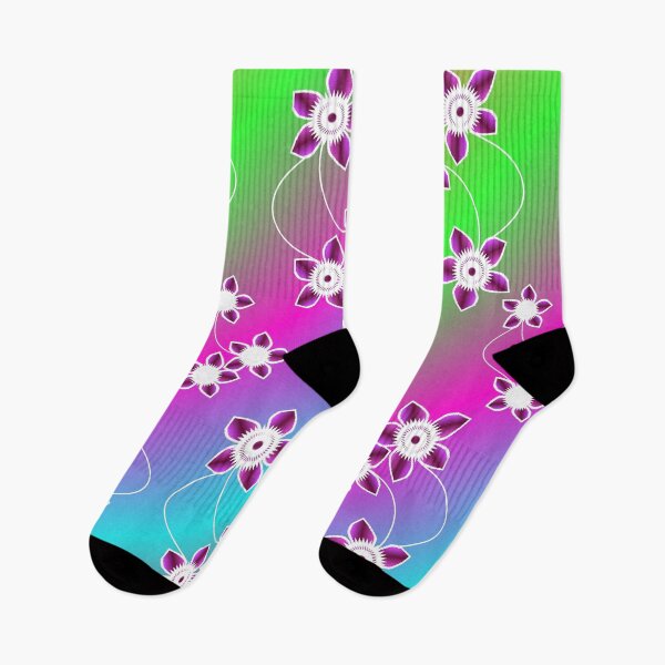 Item preview, Vibrant Gradient Floral Pattern designed and sold by HopeAndHustle.