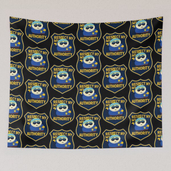 Item preview,  "RESPECT MY AUTHORITY" - POLICE BADGE designed and sold by RENAGADE4LYF.