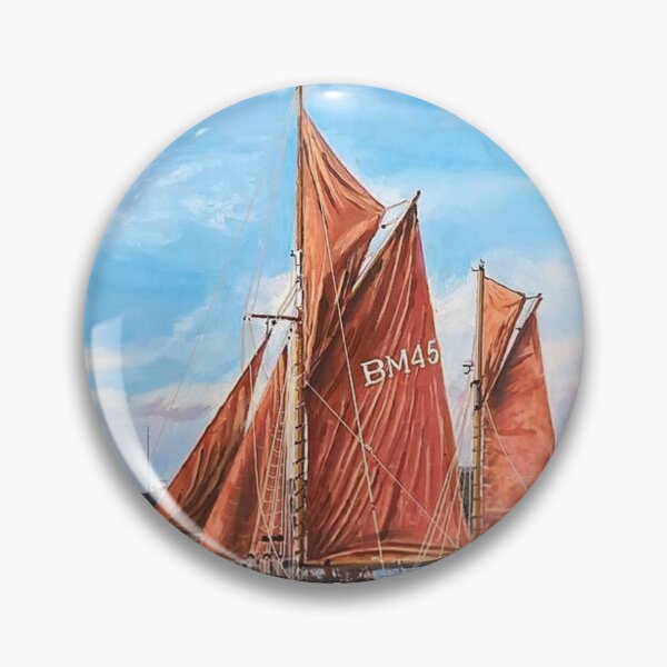 Item preview, Heritage sailing trawler Pilgrim Passing Berry Head and the Berry Head Hotel  designed and sold by Mackenzie Moulton International Artist .