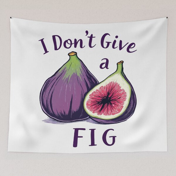 Item preview, I don't give a FIG - vegetarians designed and sold by Dot1001.