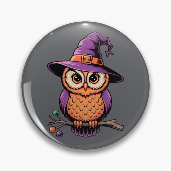 Item preview, Whimsical Owl Witch designed and sold by LimeStorm.