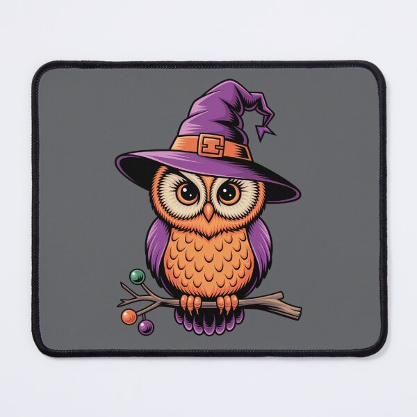Item preview, Whimsical Owl Witch designed and sold by LimeStorm.
