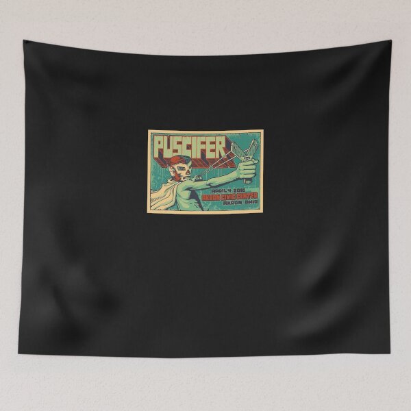 Item preview, Ak-Ron-Civic-Center-Puscifer-Poster designed and sold by ElfriedaDool.