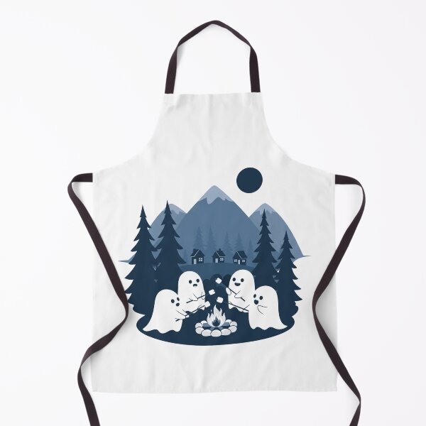 Item preview, Cute Ghosts Camping by a Campfire Halloween designed and sold by Tigerr3g.