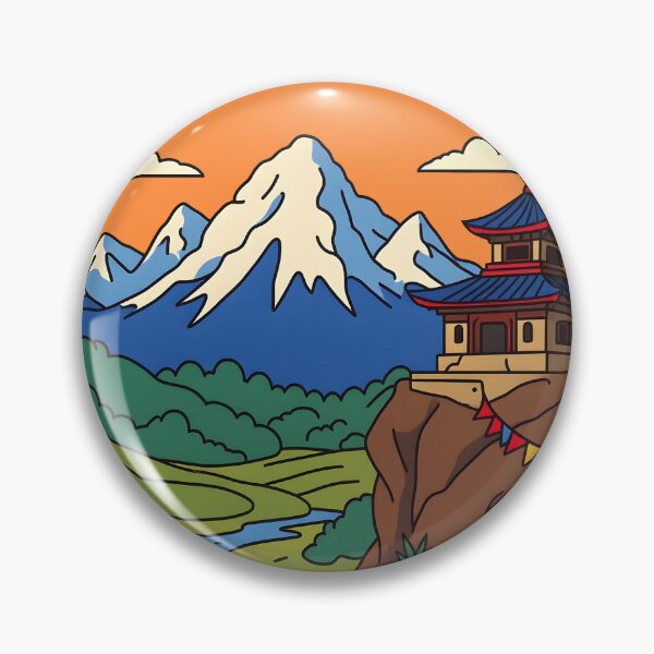 Item preview, Majestic Himalayan Temple  designed and sold by kacperartdesign.