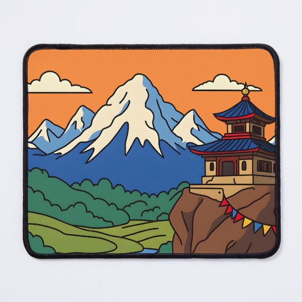 Item preview, Majestic Himalayan Temple designed and sold by kacperartdesign.