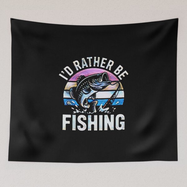 Item preview, I’d Rather Be Fishing Fishing Quote designed and sold by creativerooney.