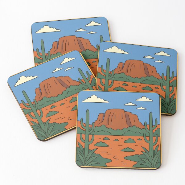 Item preview, Vivid Uluru Desert Landscape designed and sold by kacperartdesign.