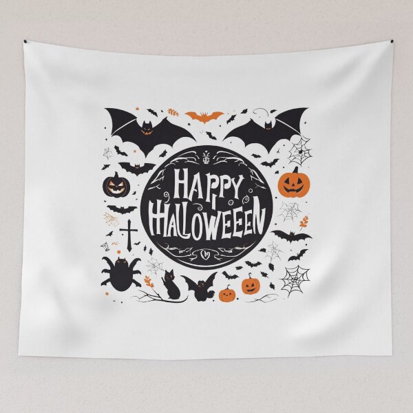 Item preview, Happy Halloween Spooky Night Design,Halloween Thrit designed and sold by SiripornSeaynng.