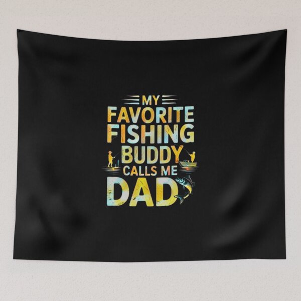 Item preview, My Favorite Fishing Buddy Calls Me Dad – Fishing Dad Gift designed and sold by creativerooney.