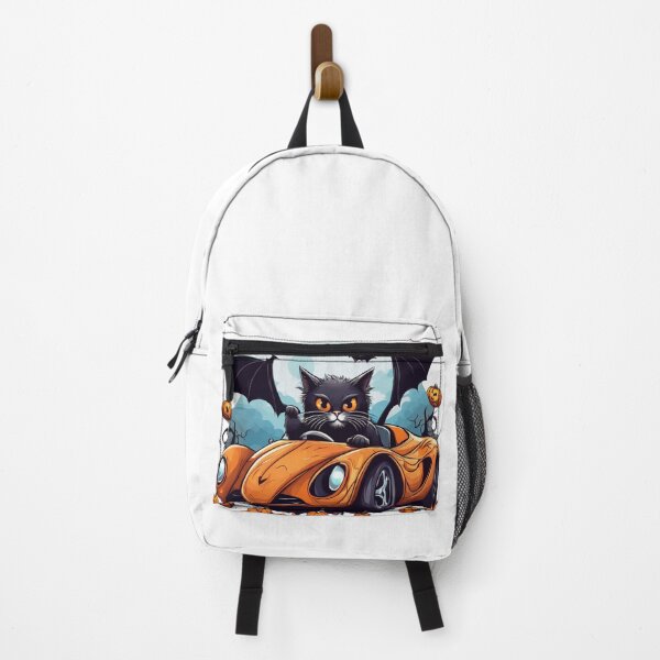 Item preview, Cute Black Cat Halloween Drive Design,Halloween Thrit designed and sold by SiripornSeaynng.