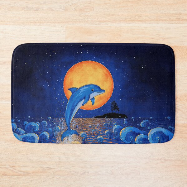 Item preview, Dolphin Dance in Moonlight designed and sold by Whimsical Hug.