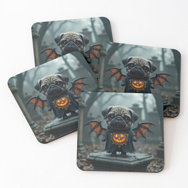 Item preview, Halloween Spooky Pug designed and sold by Pugavatar.