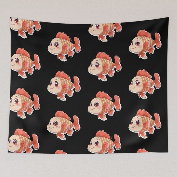 Item preview, Adorable Cute Cartoon Lionfish designed and sold by bvdesignart.