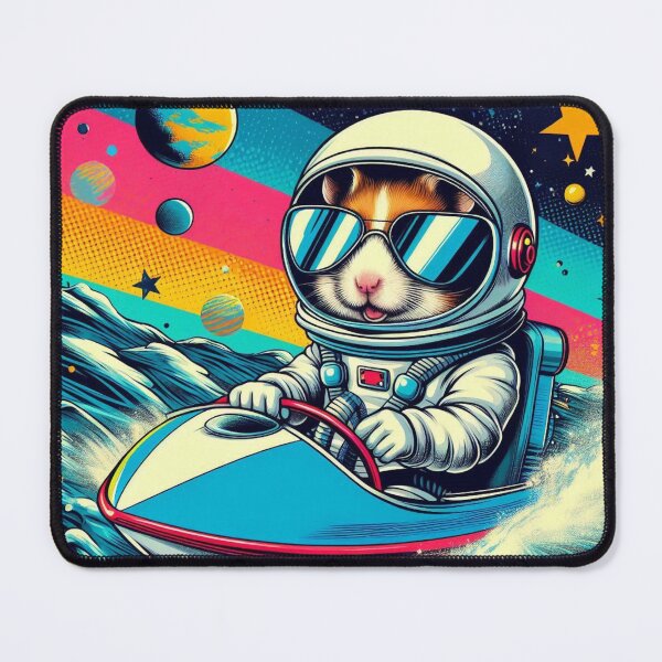 Item preview, cute astronaut hamster designed and sold by Dogandesighn.