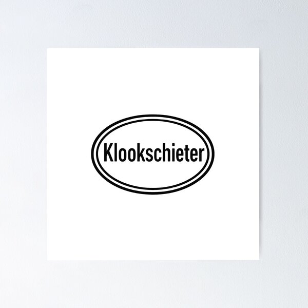 Item preview, Klookschieter – Funny saying for North Germans designed and sold by Fies-und-Fein.