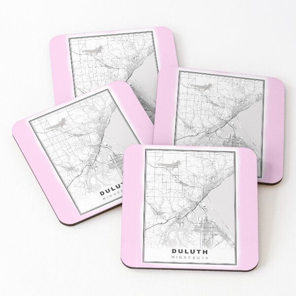 Item preview, Minimalist Duluth Map designed and sold by Tamas Das.