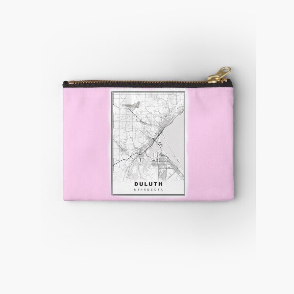 Aperçu de l'œuvre Carte minimaliste de Duluth créée et vendue par Tamas Das.