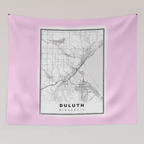 Item preview, Minimalist Duluth Map designed and sold by Tamas Das.