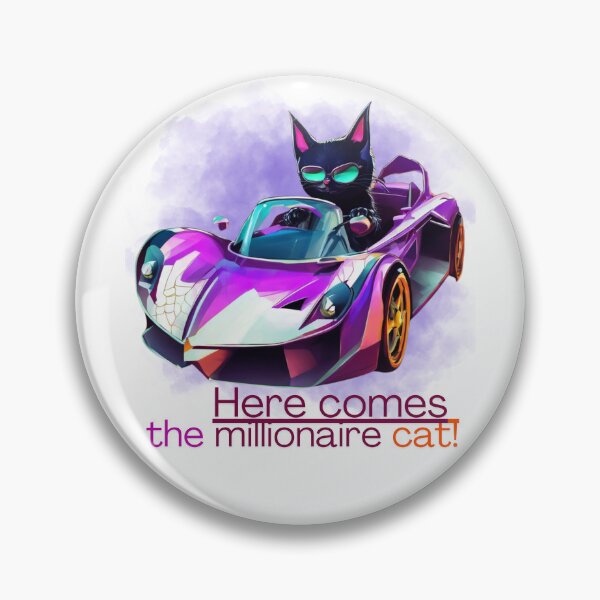 Item preview, Millionaire Cat in Sports Car Design,Cat,Cat thrit designed and sold by SiripornSeaynng.
