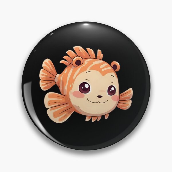 Item preview, Adorable Cute Cartoon Lionfish designed and sold by bvdesignart.