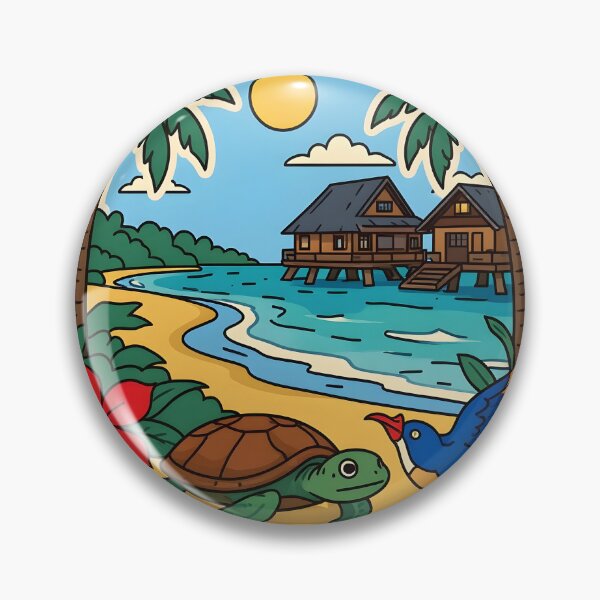 Item preview, Sunny Tropical Beach Getaway designed and sold by kacperartdesign.