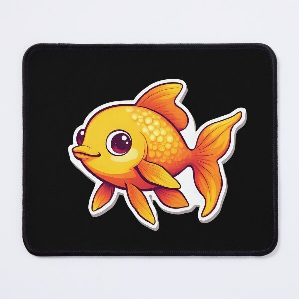 Item preview, Adorable Cute Cartoon Goldfish designed and sold by bvdesignart.