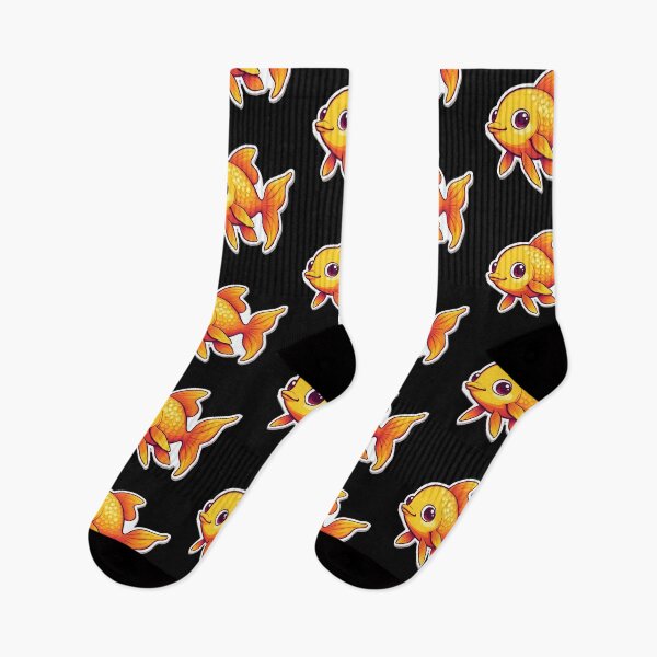Item preview, Adorable Cute Cartoon Goldfish designed and sold by bvdesignart.