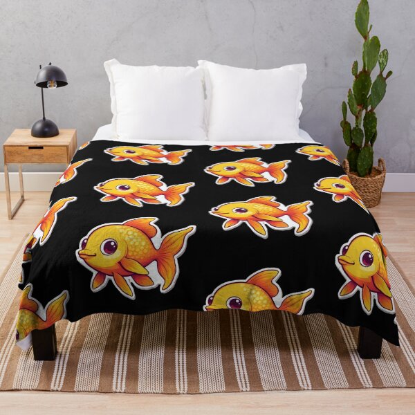 Item preview, Adorable Cute Cartoon Goldfish designed and sold by bvdesignart.