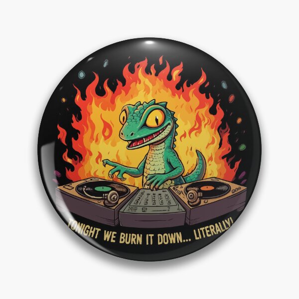 Item preview, lizard meme Burn it down designed and sold by Uglyandcute.
