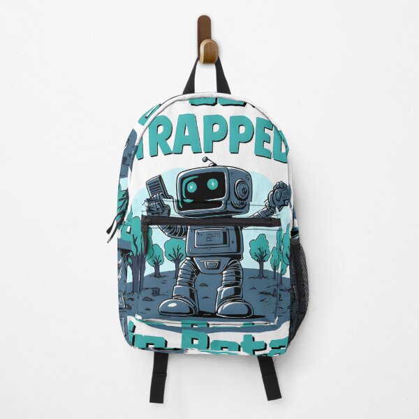 Item preview, Trapped in Beta Robot Art | Retro Tech & Gaming Dev Masterpiece designed and sold by OhMyCotton.