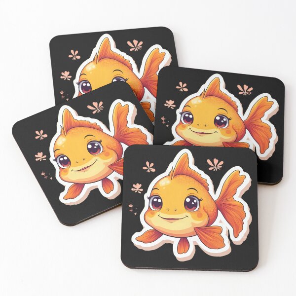 Item preview, Adorable Cute Cartoon Goldfish designed and sold by bvdesignart.