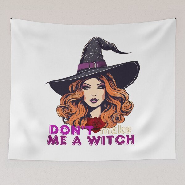 Item preview, Don't Make Me A Witch Portrait,Halloween,Halloween thrit designed and sold by SiripornSeaynng.