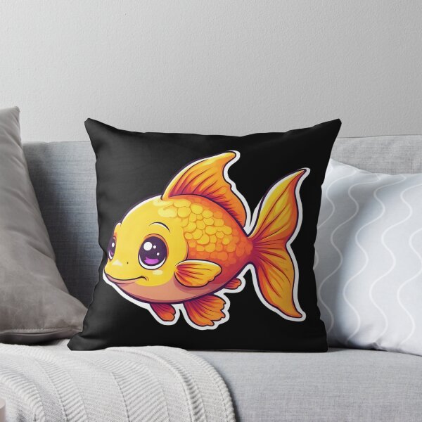Item preview, Adorable Cute Cartoon Goldfish designed and sold by bvdesignart.