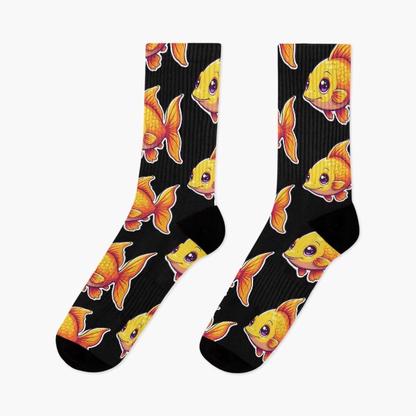 Item preview, Adorable Cute Cartoon Goldfish designed and sold by bvdesignart.