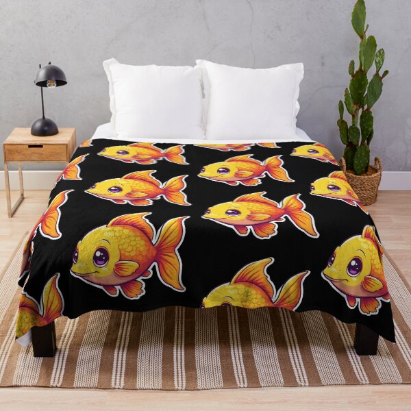 Item preview, Adorable Cute Cartoon Goldfish designed and sold by bvdesignart.