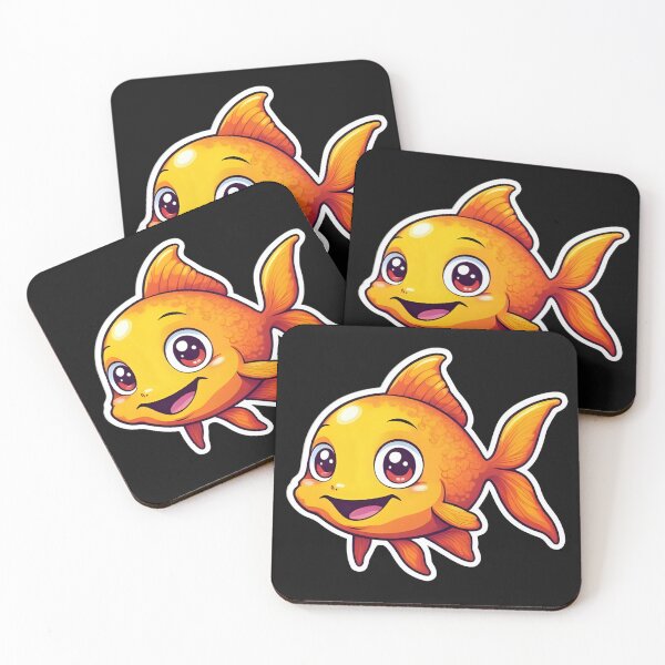 Item preview, Adorable Cute Cartoon Goldfish designed and sold by bvdesignart.