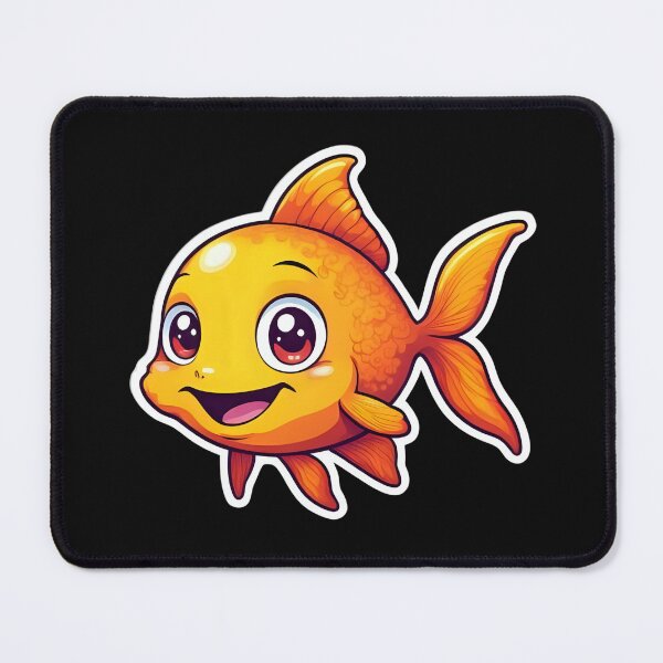 Item preview, Adorable Cute Cartoon Goldfish designed and sold by bvdesignart.