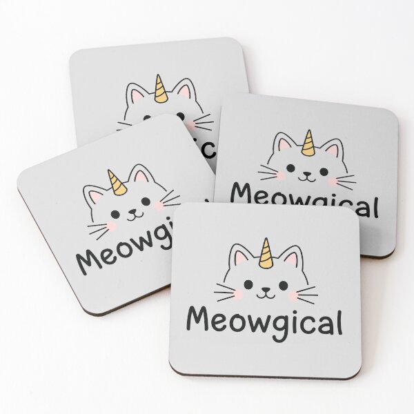 Item preview, Meowgical – Cat Unicorn Design designed and sold by henamy.