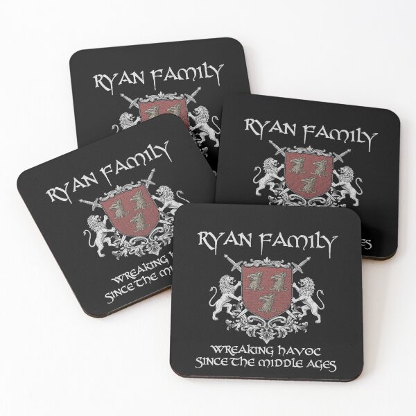 Item preview, Ryan Family Crest – Medieval Heritage Emblem for Ancestry Lovers & Vintage Style Fans designed and sold by 9X FR.