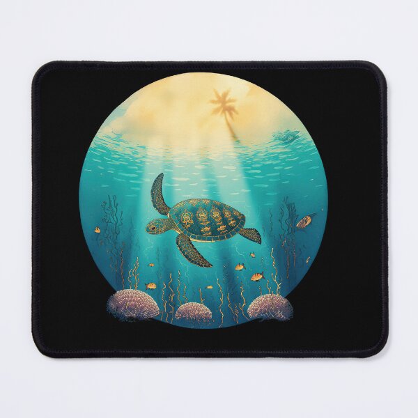Item preview, Ocean Harmony Turtle designed and sold by Whimsical Hug.