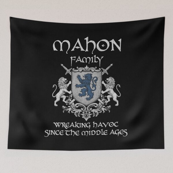 Item preview, Mahon Family Crest – Medieval Heritage Emblem for Ancestry Lovers & Vintage Style Fans designed and sold by 9X FR.