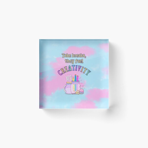 Item preview, Creativity Needs Breaks | Pastel DIY Vibe for Makers & Artists designed and sold by MagicContOasis.