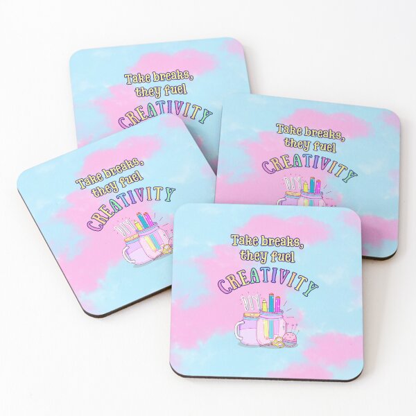 Item preview, Creativity Needs Breaks | Pastel DIY Vibe for Makers & Artists designed and sold by MagicContOasis.