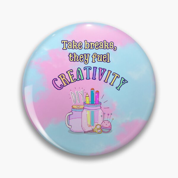 Item preview, Creativity Needs Breaks | Pastel DIY Vibe for Makers & Artists designed and sold by MagicContOasis.