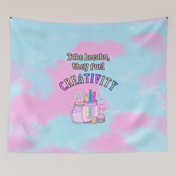 Item preview, Creativity Needs Breaks | Pastel DIY Vibe for Makers & Artists designed and sold by MagicContOasis.
