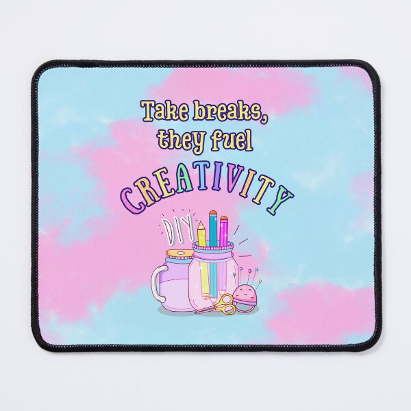Item preview, Creativity Needs Breaks | Pastel DIY Vibe for Makers & Artists designed and sold by MagicContOasis.