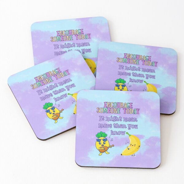 Item preview, Wholesome Encouragement with Dancing Fruits | Uplifting Kawaii Style designed and sold by MagicContOasis.